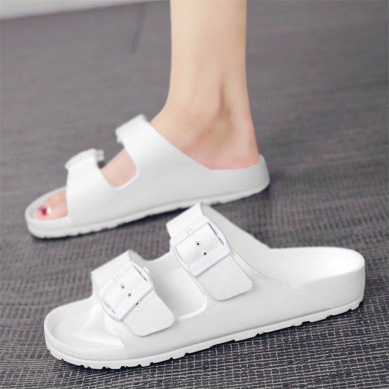 Men's EVA Slides – Double Buckle Contoured Footbed