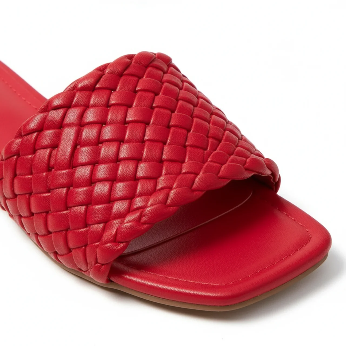 Women's Flat Sandals – Wide Braided Straps