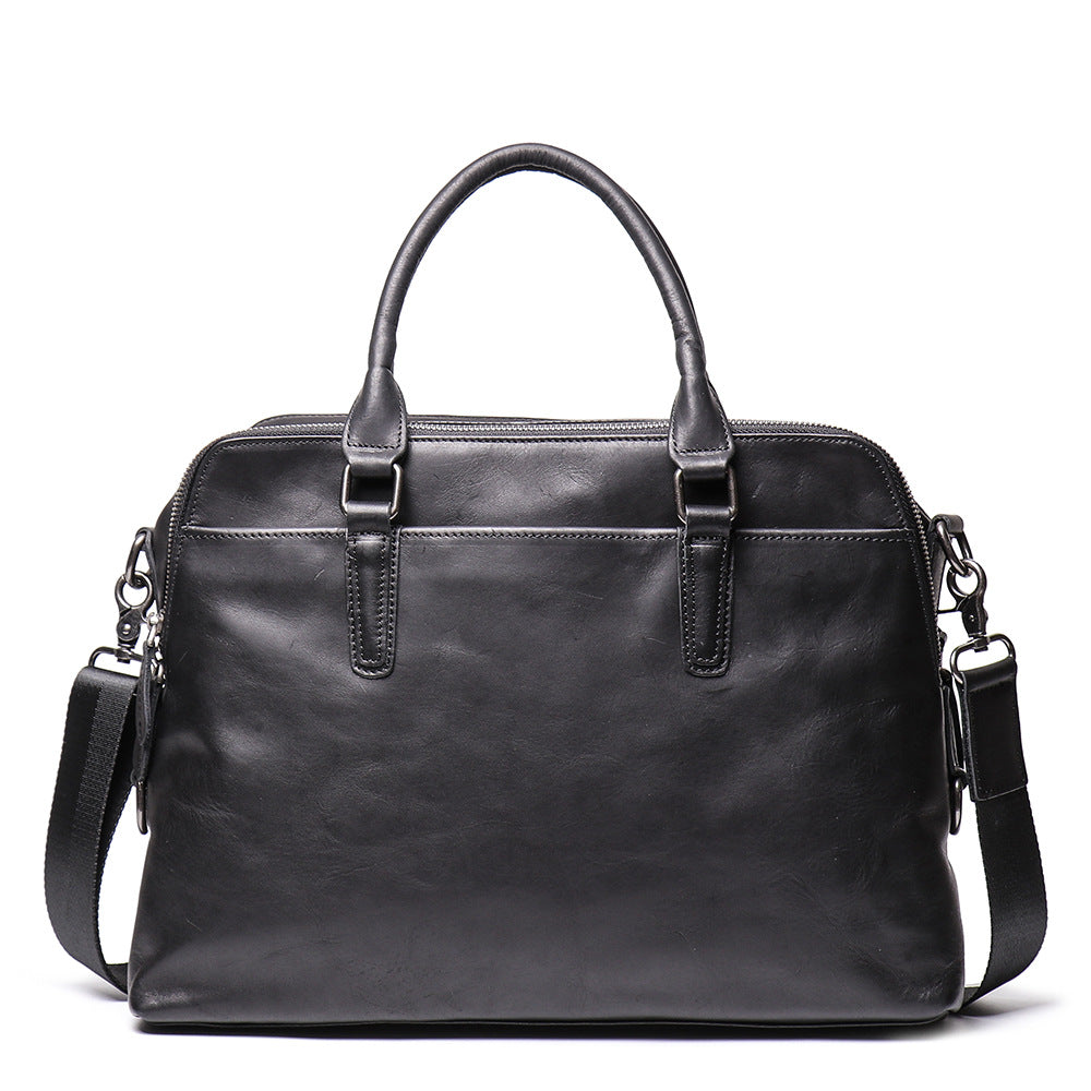 Men's Leather Briefcase – Structured Laptop Carry