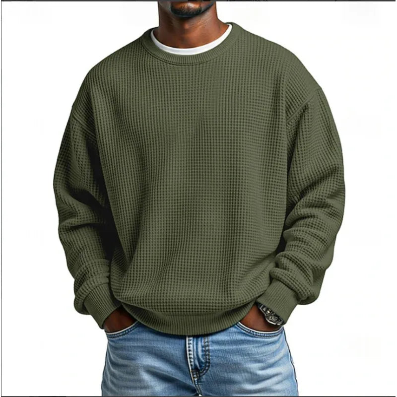Men's Crewneck Sweatshirt – Relaxed Pullover Fit