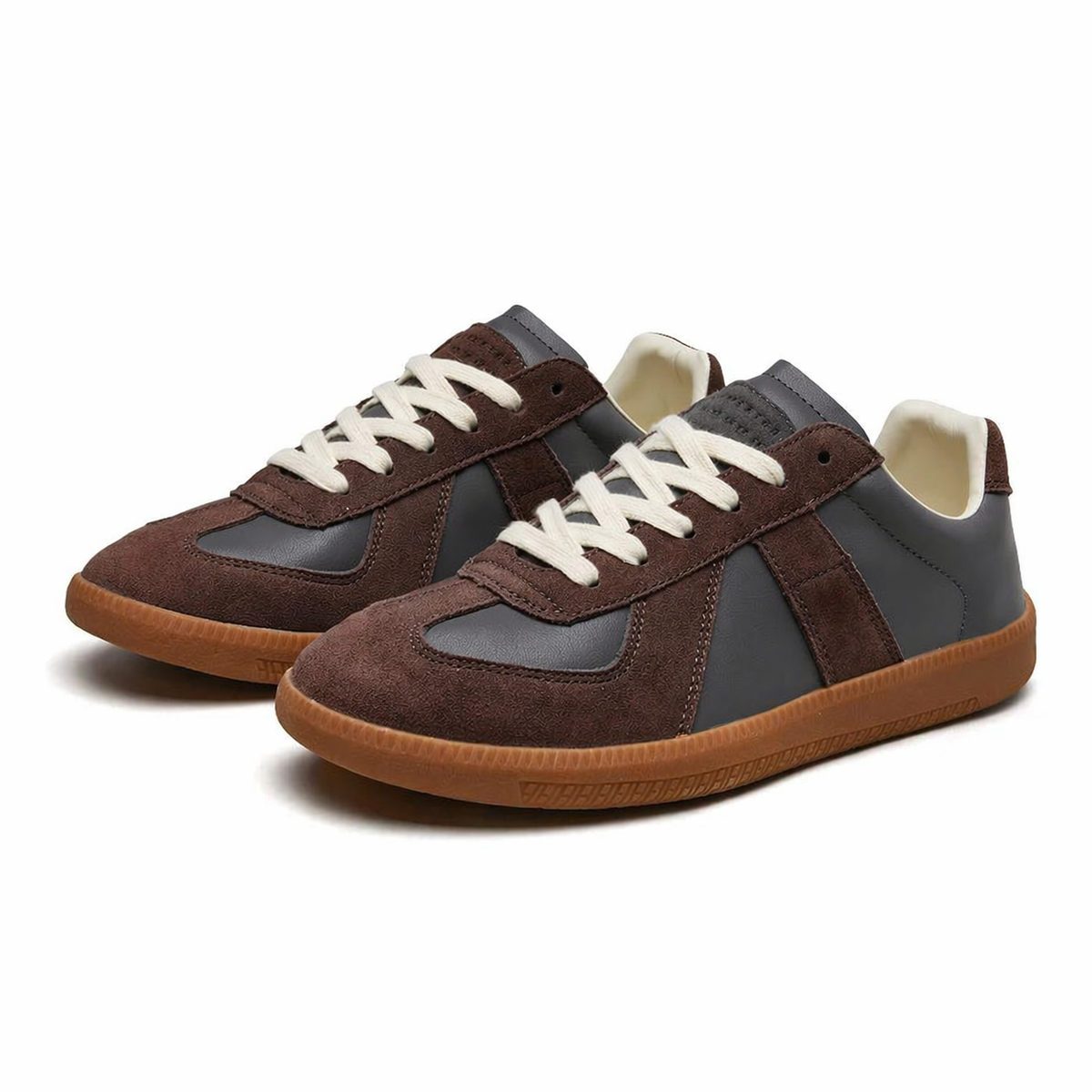 Men's Lace-Up Sneakers – Low-Profile Cushioned Sole