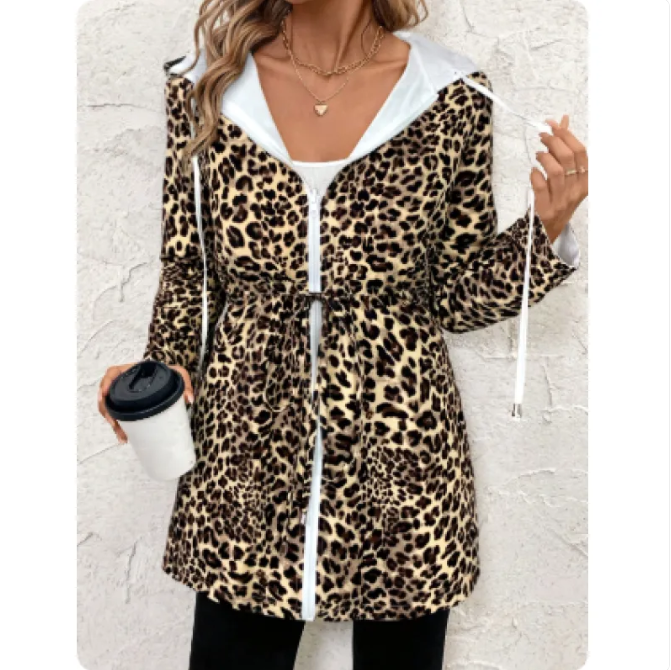Women's Reversible Hooded Jacket – Full-Zip Relaxed Fit