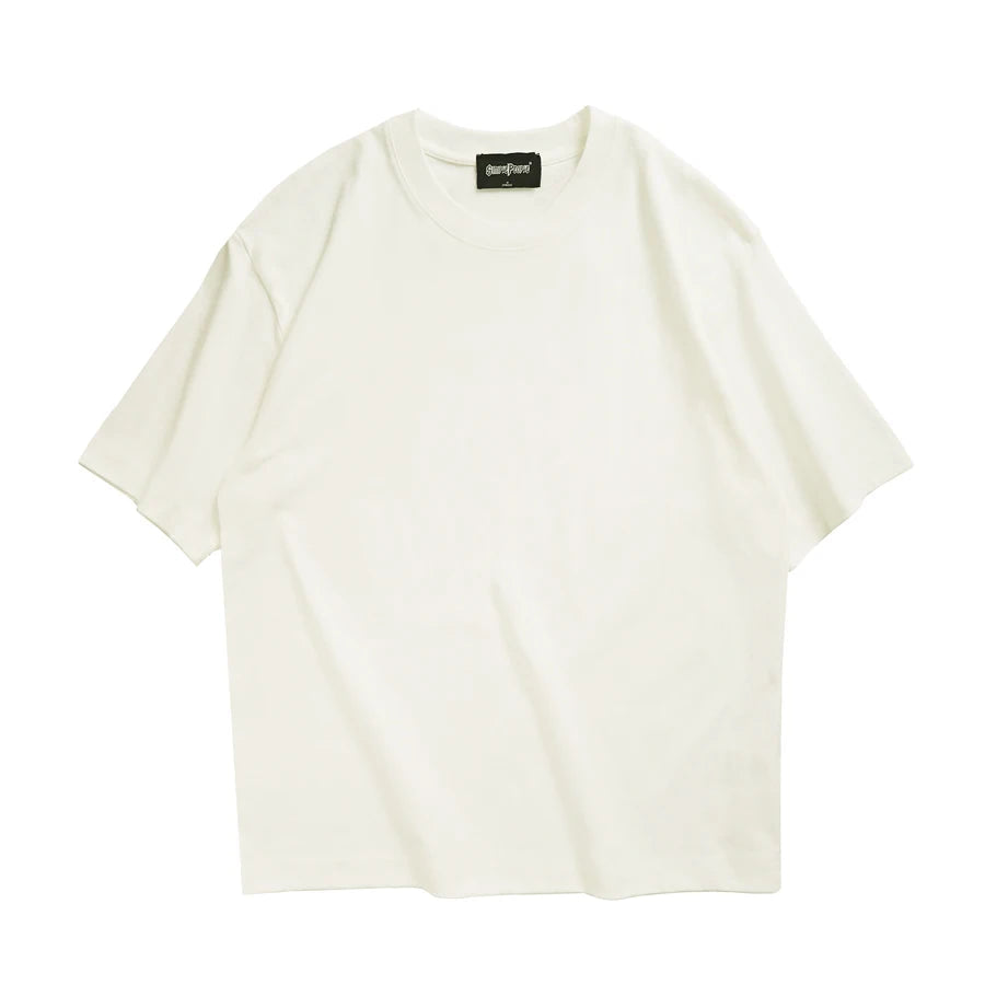 Unisex Oversized Cotton T-Shirt – Relaxed Drop Fit