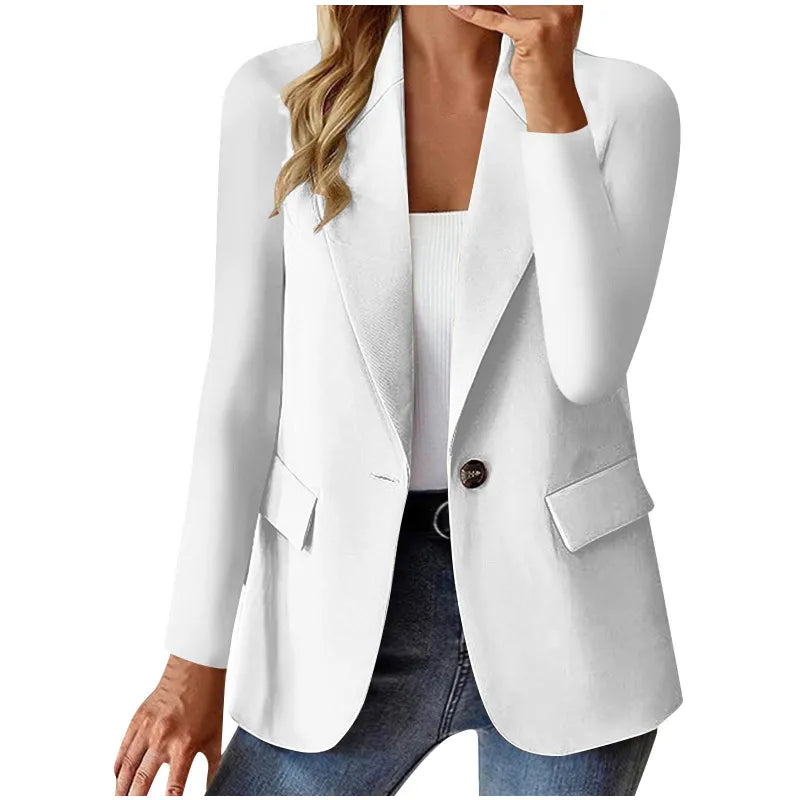 Women's Cardigan Jacket – Unstructured Open-Front Fit