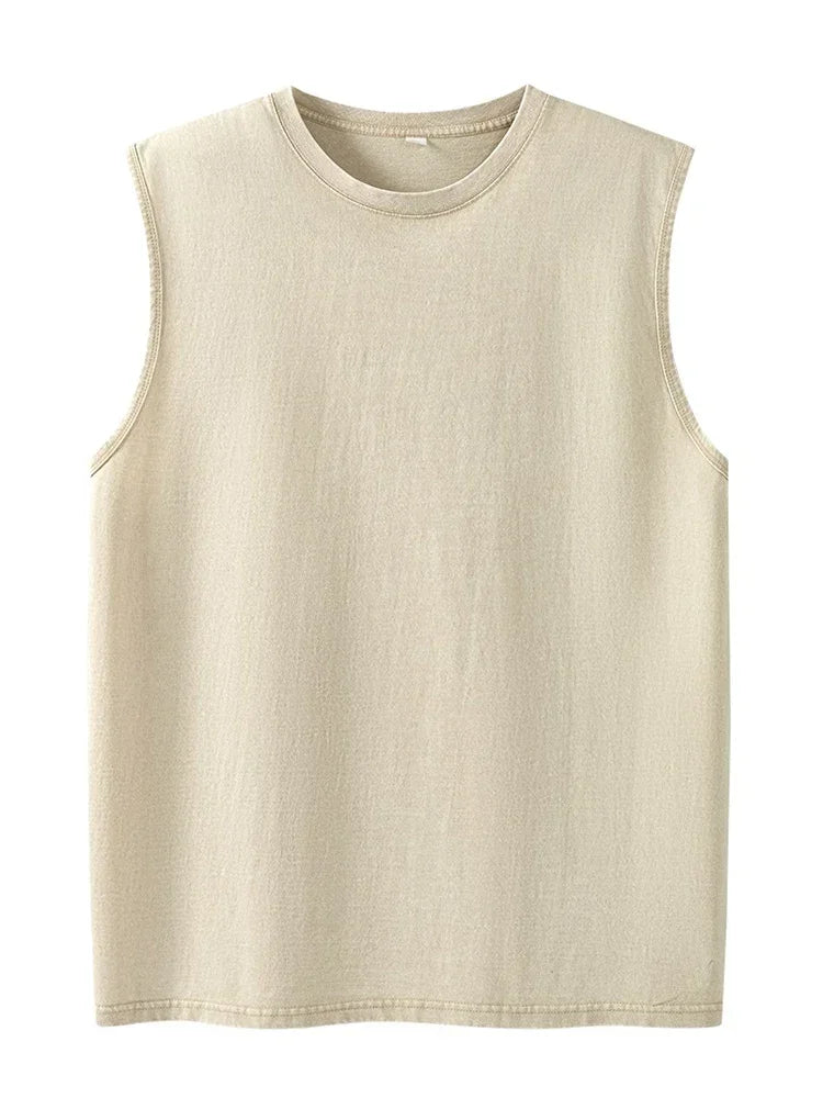 Men's Sleeveless Tank Top – Relaxed Vintage Streetwear