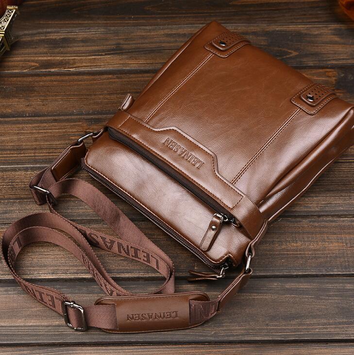 Men's Messenger Bag – Structured Minimal Rectangle