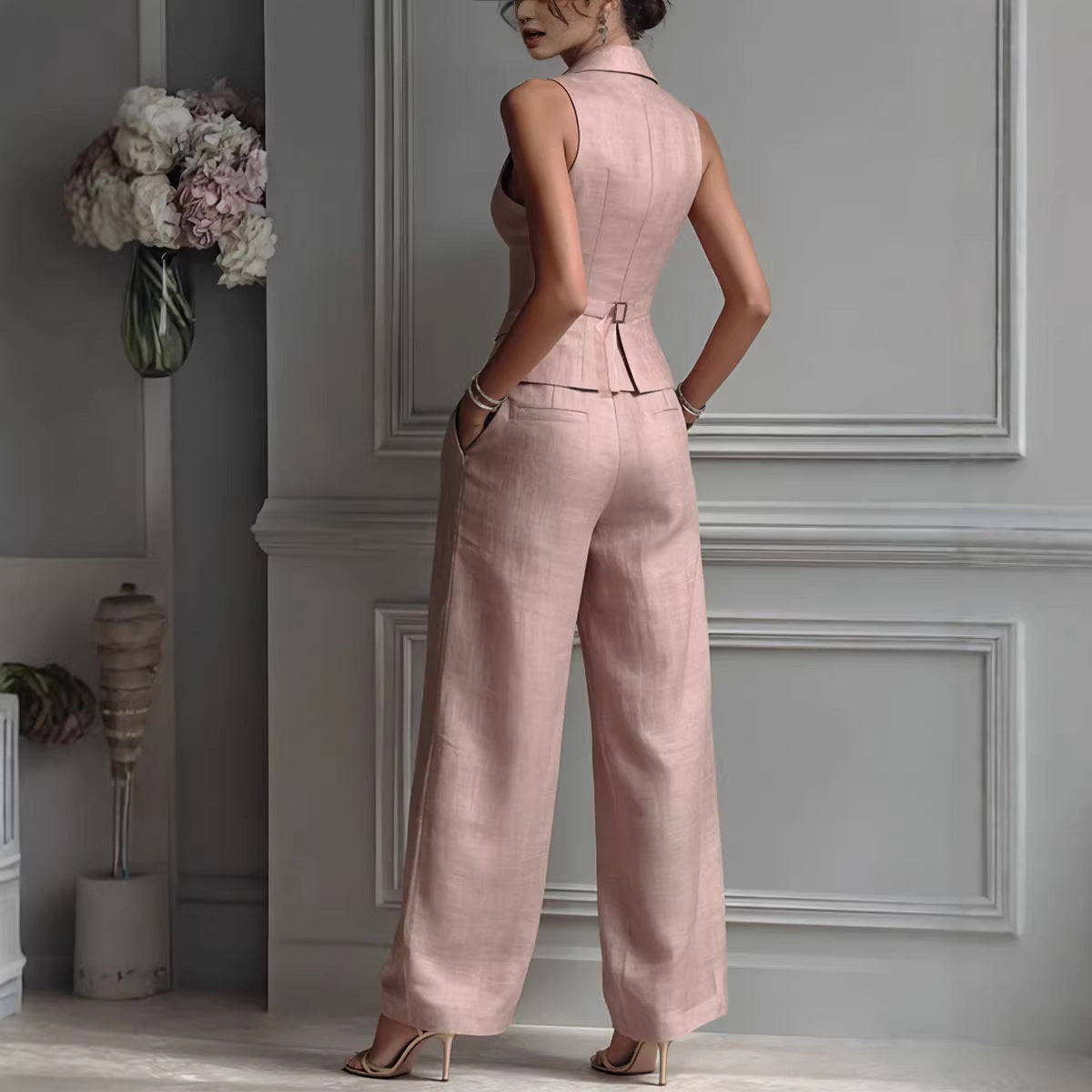 Women's Vest and Pants Set – Relaxed Tailored Fit