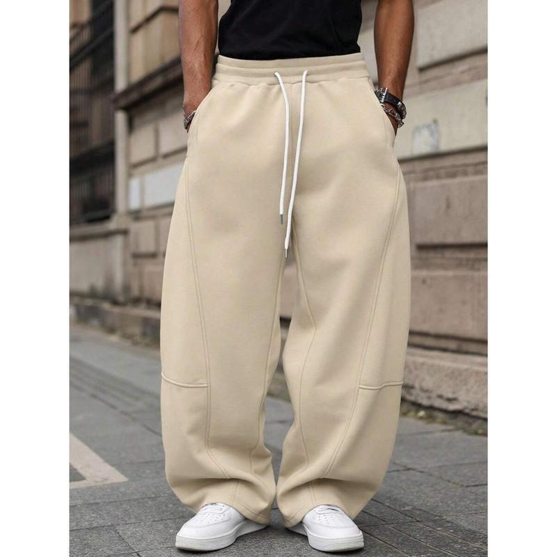 Men's High-Rise Straight Pants – Cropped Lightweight Fit