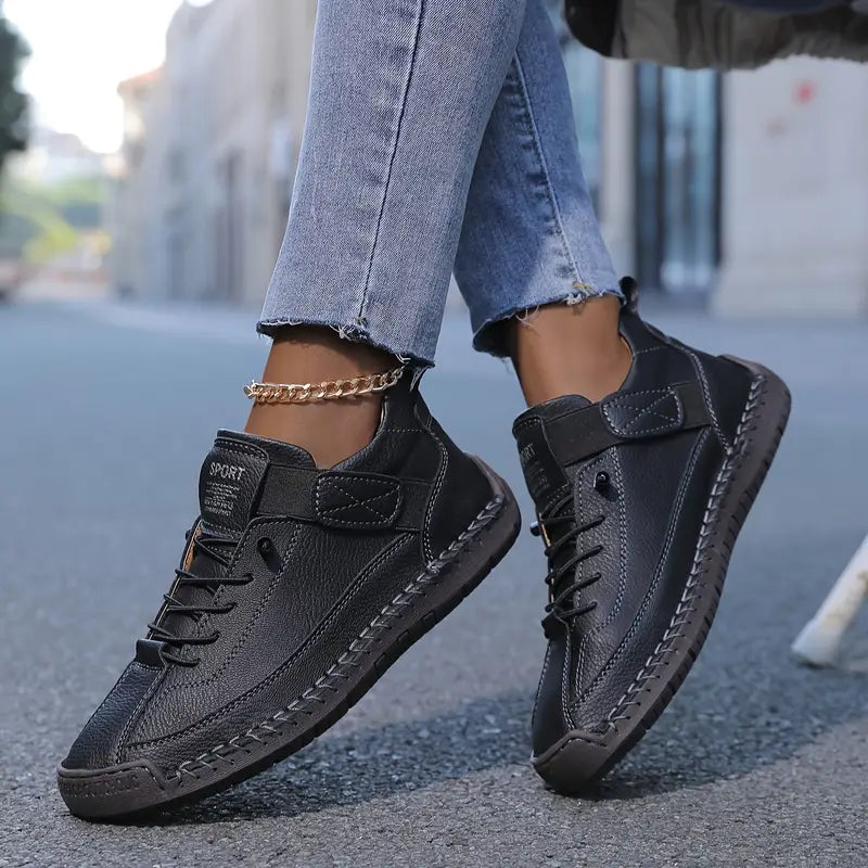 Women's Lace-Up Ankle Boot – Hand-Stitched Sole