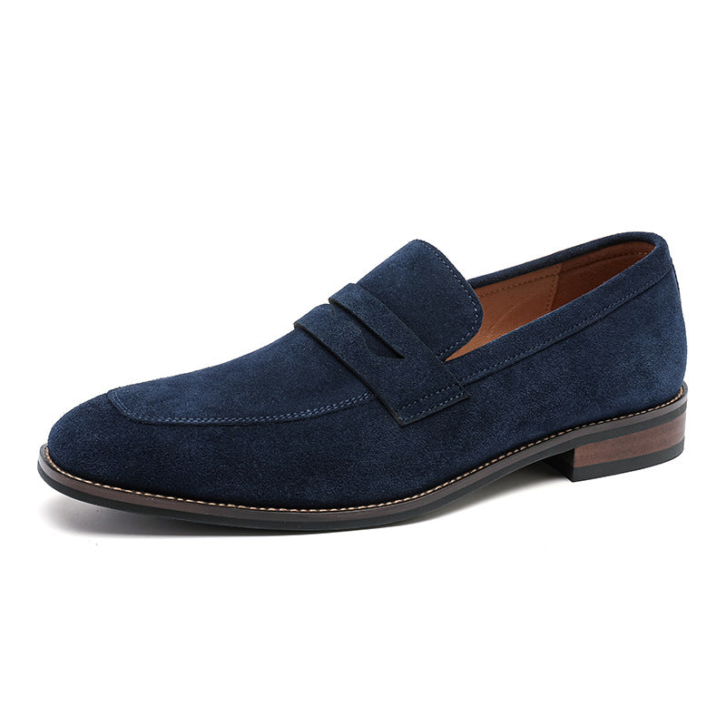 Men's Casual Shoe – Wide Fit Leather-Look Upper