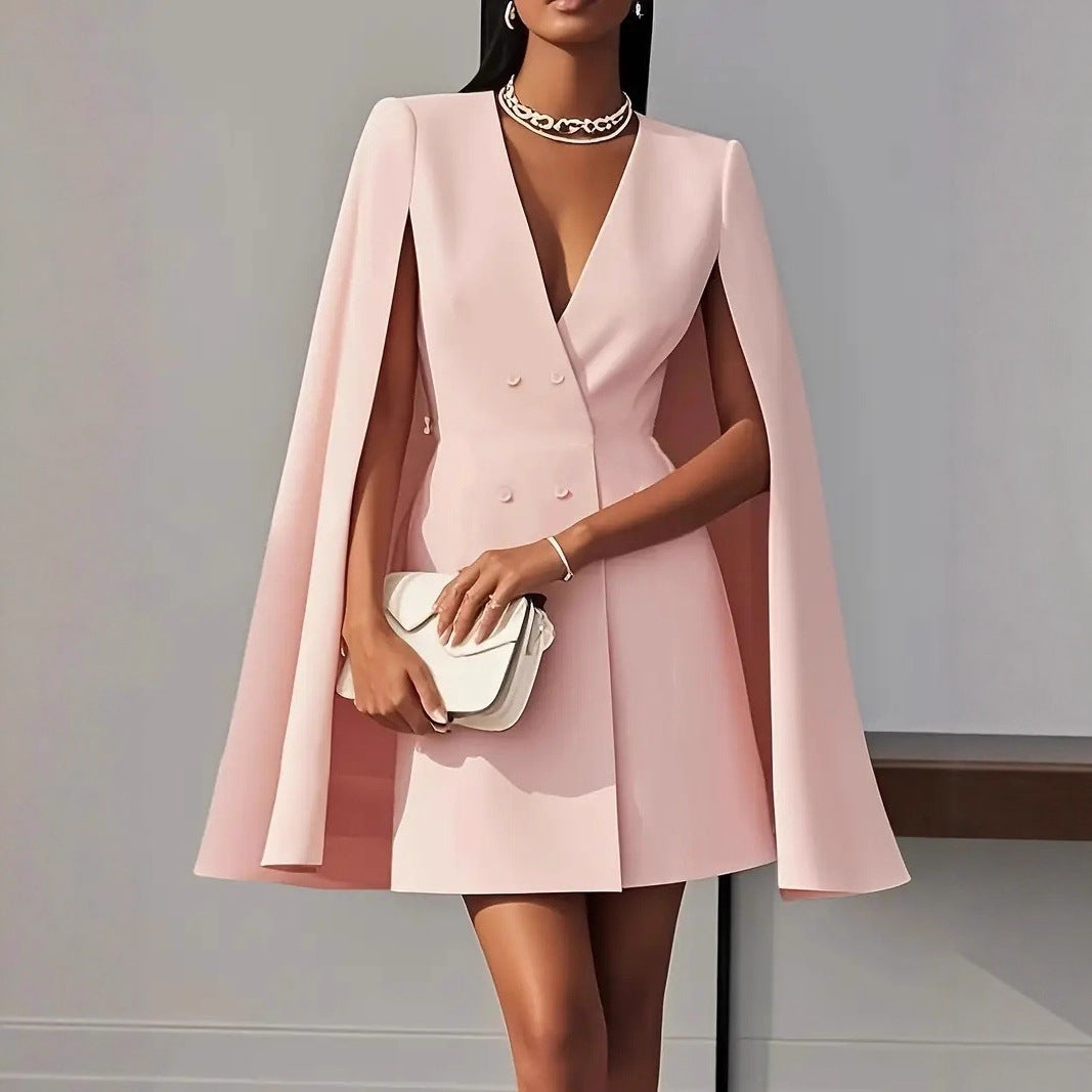 Women's Blazer Dress – Tailored Lapel Collar