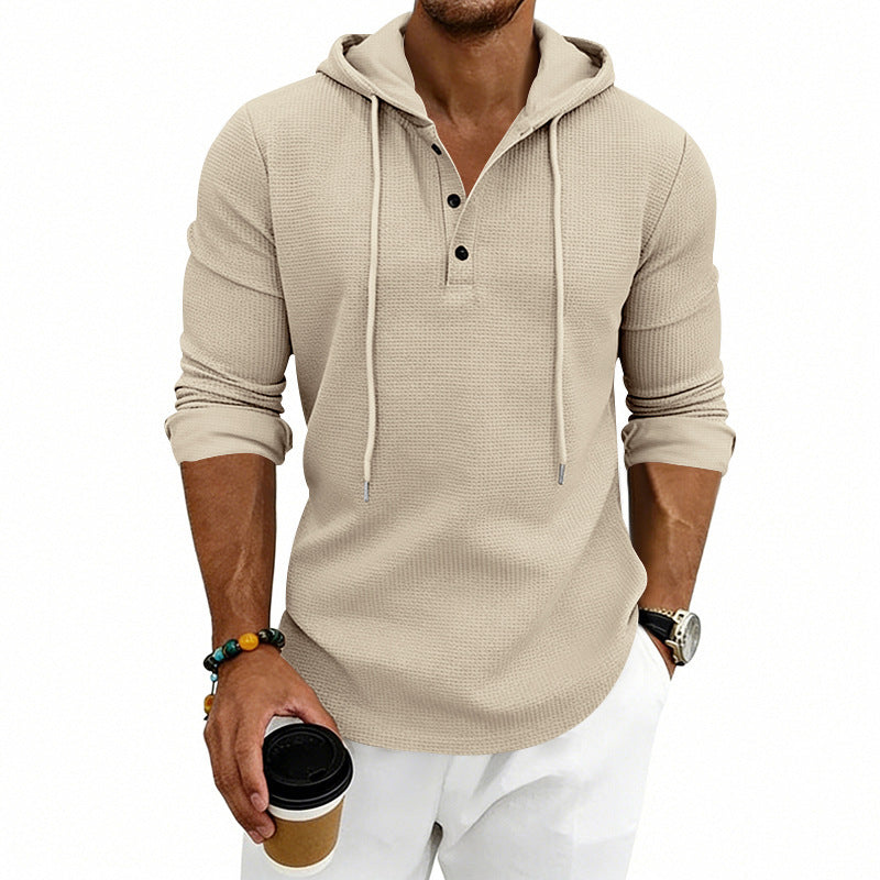 Men's Henley Sweatshirt – Relaxed Retro Fit
