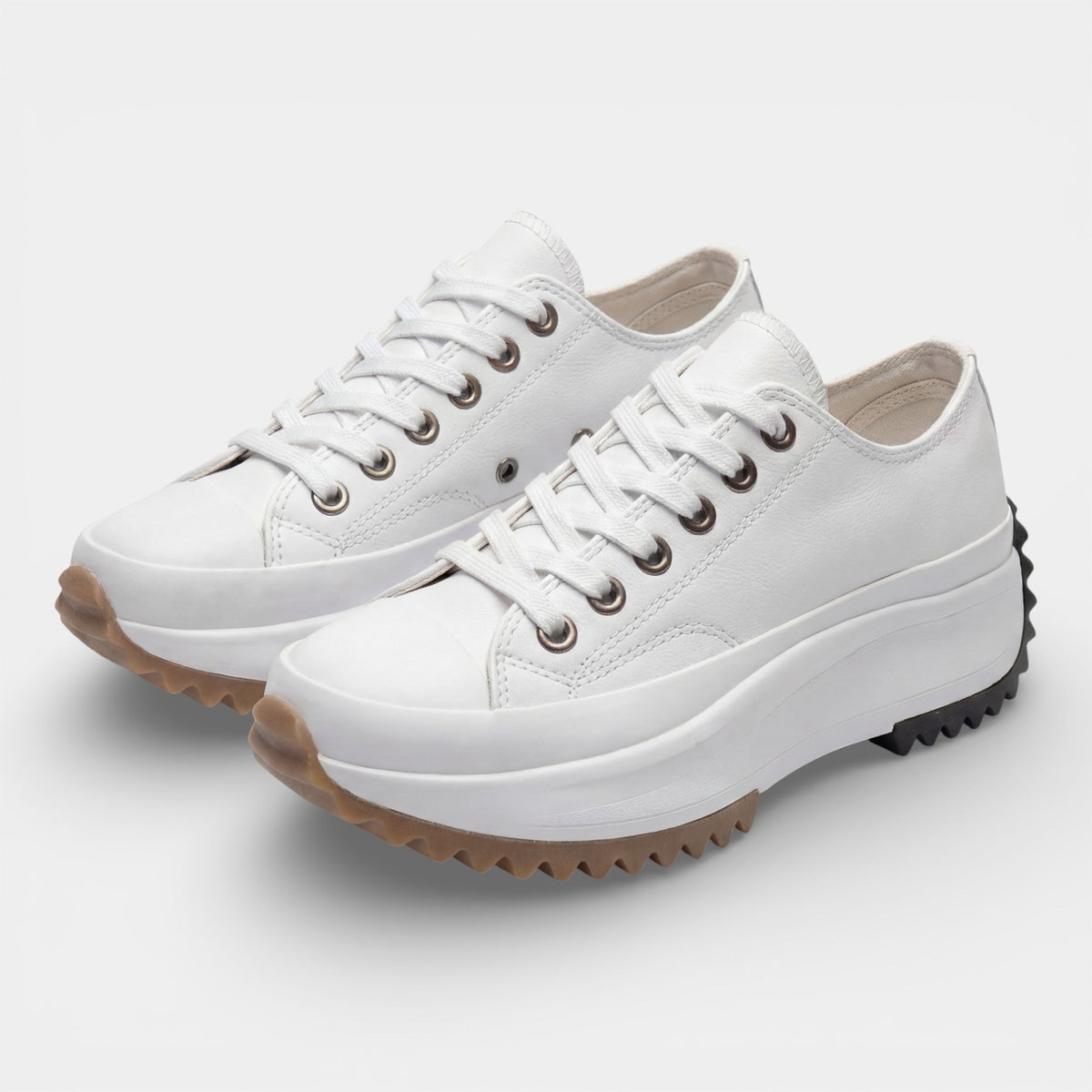 Women's Canvas Platform Sneaker – Cushioned Lace-Up