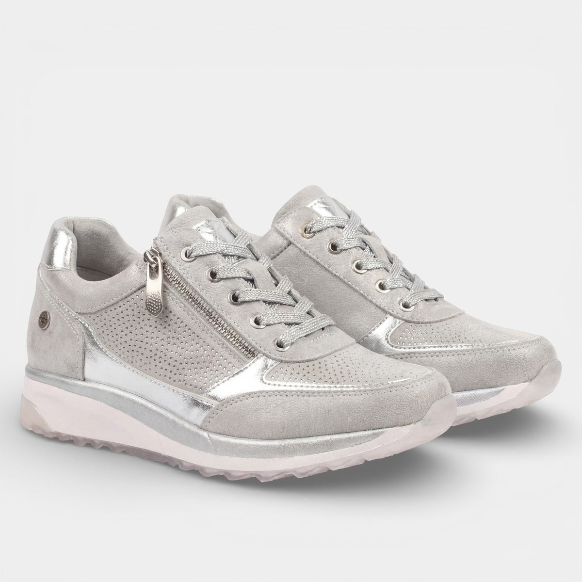 Women's Leather Platform Sneaker – Sculpted Raised Sole