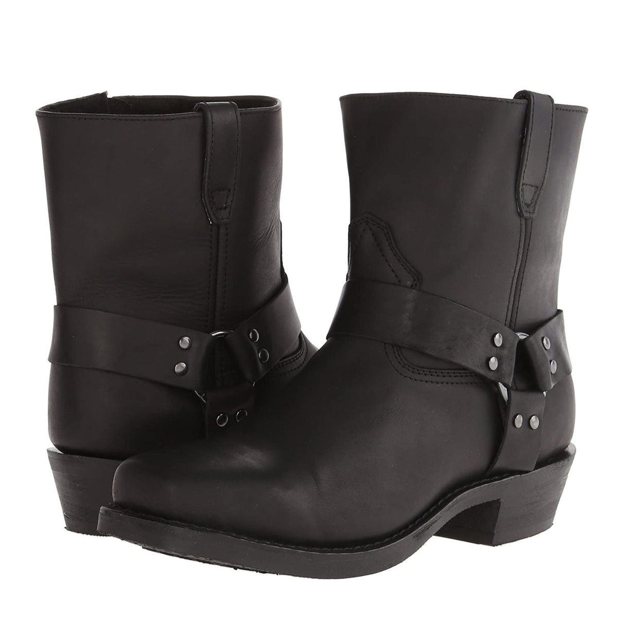 Men's Cowboy Boot – Mid-Calf Harness Strap