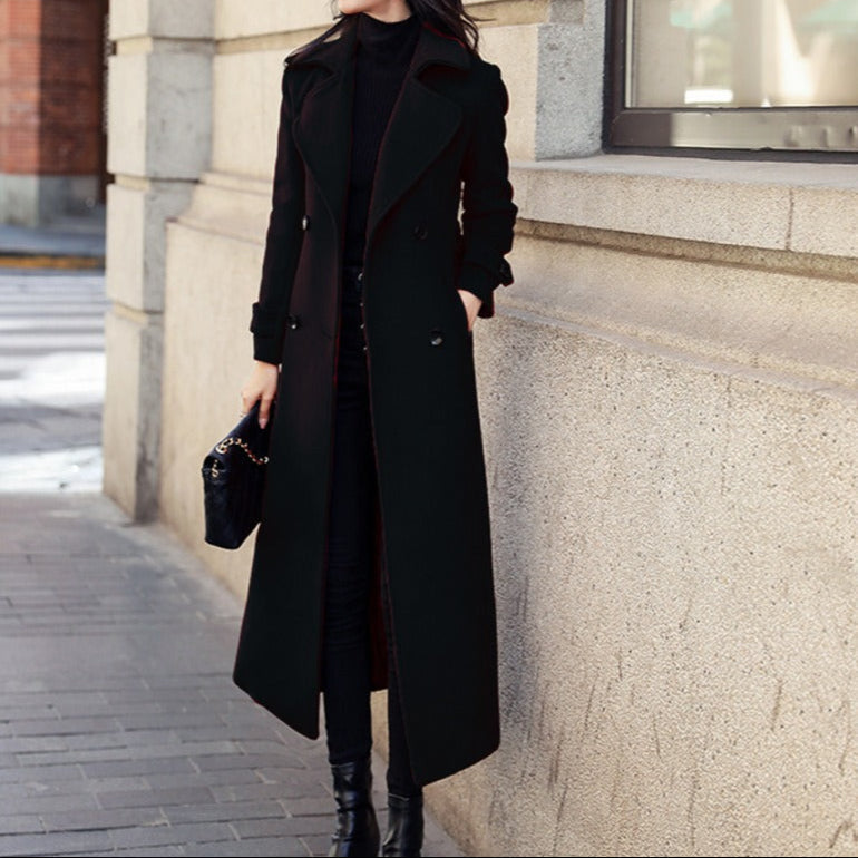 Women's Tweed Jacket – Double-Breasted Frayed Hem