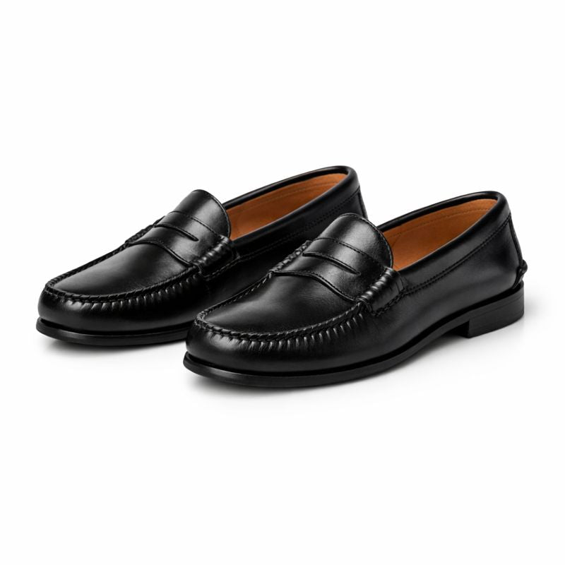 Women's Leather Loafer – Slip-On Low-Cut Design