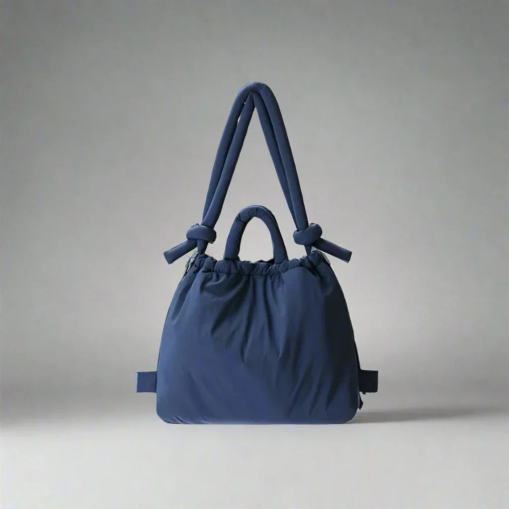 Women's Quilted Puffer Tote Bag – Large Soft Structure