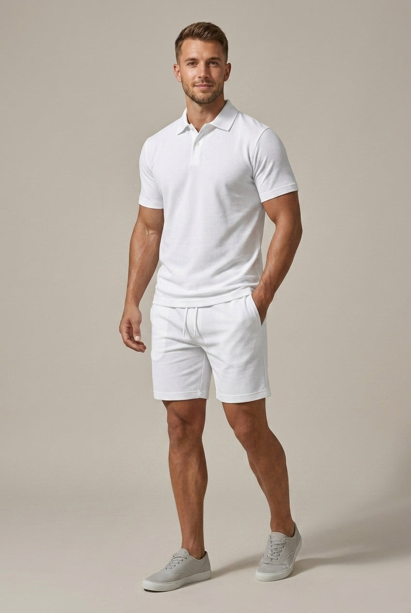 Men's Shirt and Shorts Set – Relaxed Matching Two-Piece