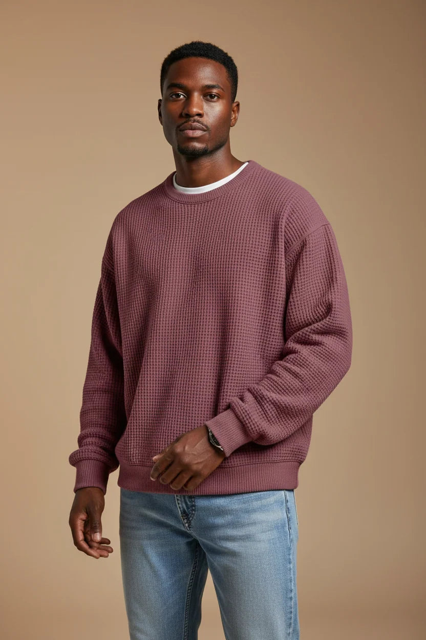 Men's Crewneck Sweatshirt – Relaxed Oversized Fit