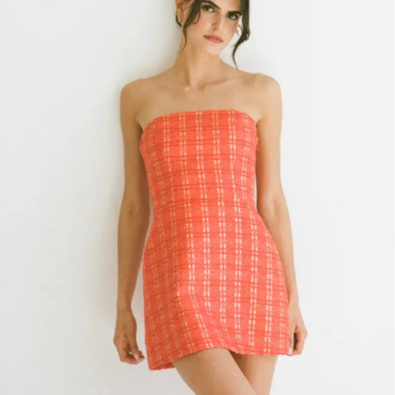 Women's Mini Dress – Softly Flared Fluid Drape