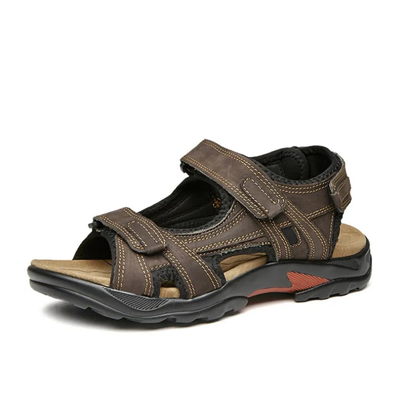 Men's Strappy Sandal – Roman Open-Toe Design