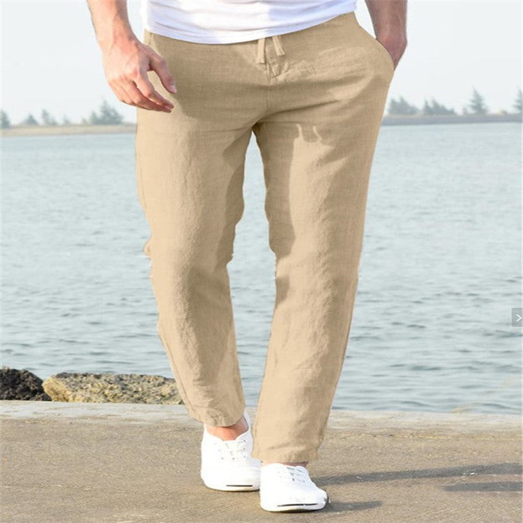 Men's Linen Pants – Relaxed Straight Leg