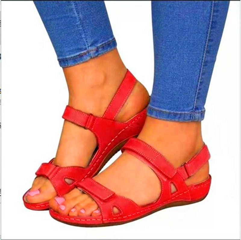Women's Walking Sandal – Adjustable Hook-and-Loop Straps
