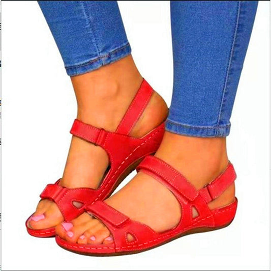 Women's Walking Sandal – Adjustable Hook-and-Loop Straps