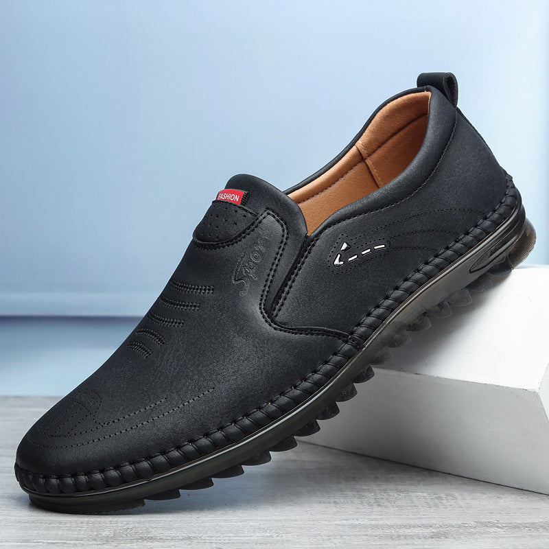 Men's Leather Loafers – Whipstitch Moccasin Welt