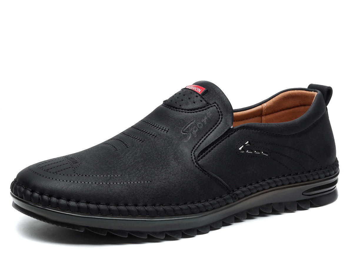 Men's Leather Loafers – Whipstitch Moccasin Welt