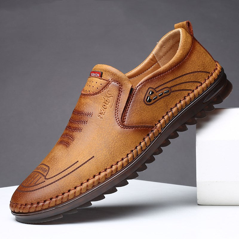 Men's Leather Loafers – Whipstitch Moccasin Welt