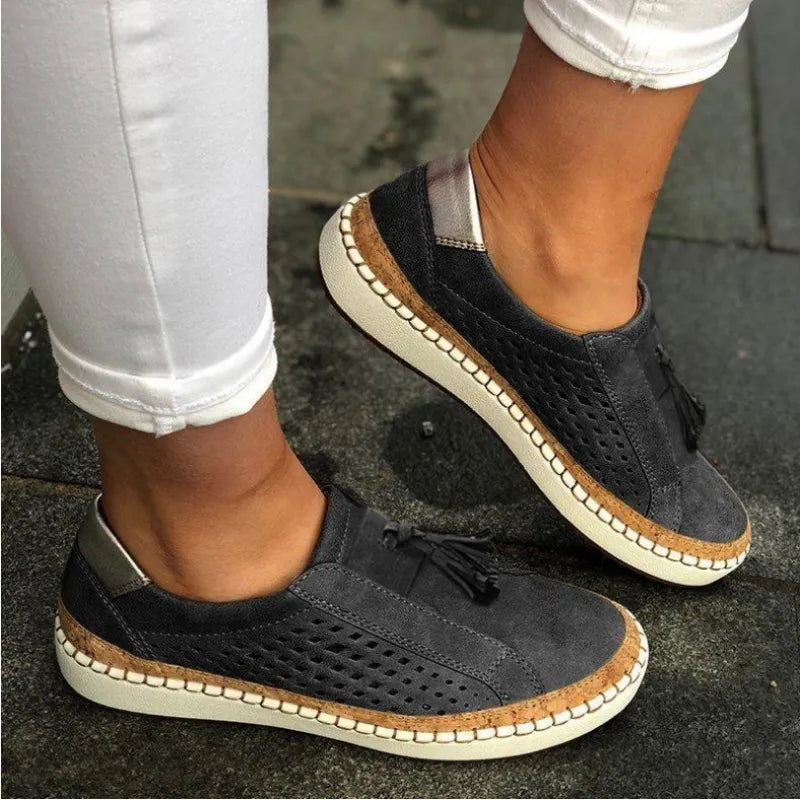 Women's Arch Support Slippers – Cushioned Low-Profile Sole