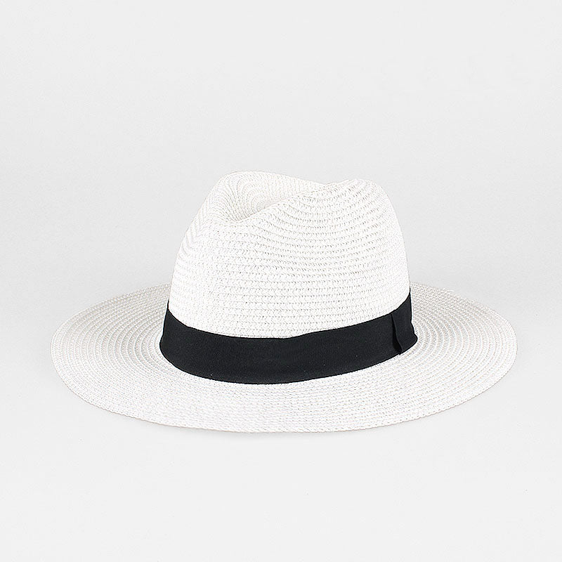 Women's Wide Brim Straw Hat – Structured Panama Crown