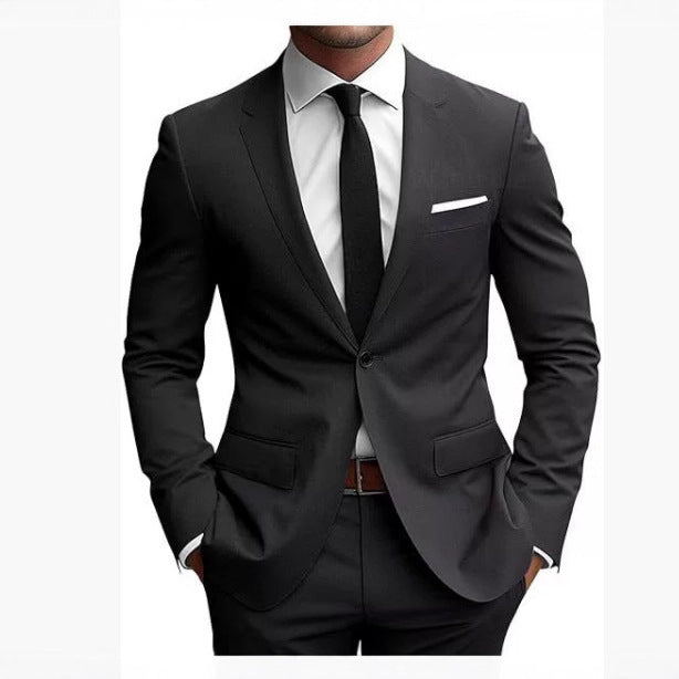 Men's Linen Blazer Set – Slim Tailored Fit