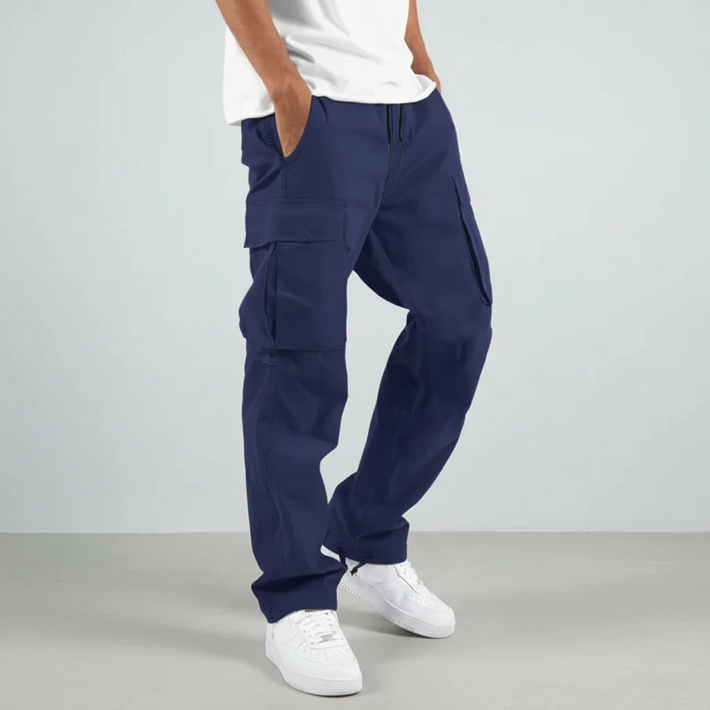 Men's Cargo Pants – Relaxed Drawstring Fit