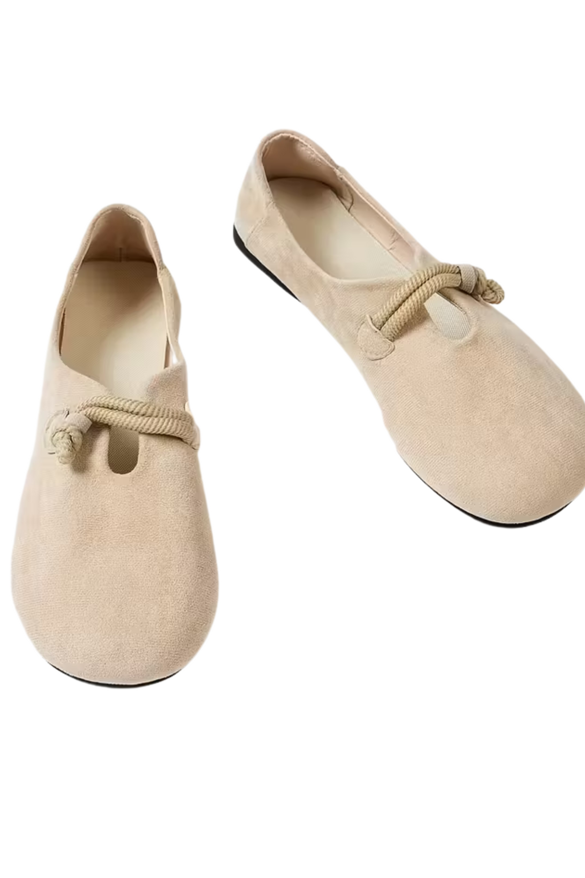 Women's Suede Slip-On Loafer – Flat Low-Cut Sole