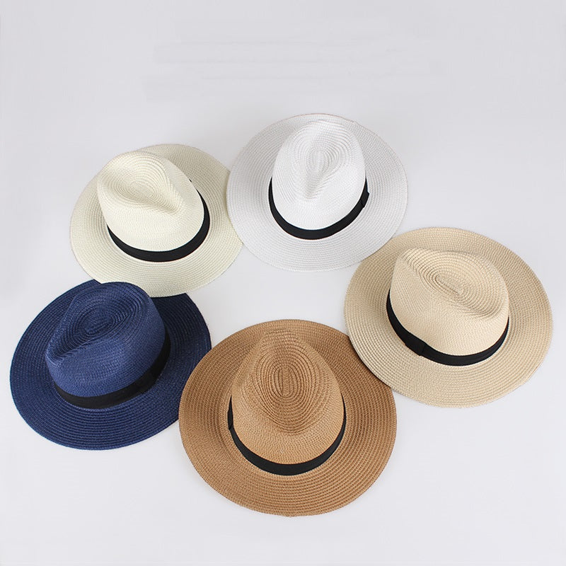 Women's Wide Brim Straw Hat – Structured Panama Crown