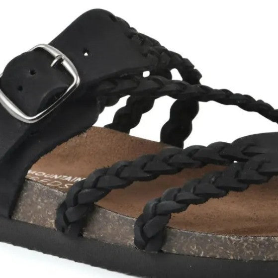 Women's Braided Toe-Post Sandals – Adjustable Ankle Buckle