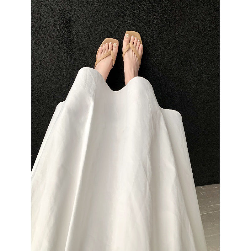 Women's Leather Heeled Flip Flops – Sculpted Toe-Post Heel
