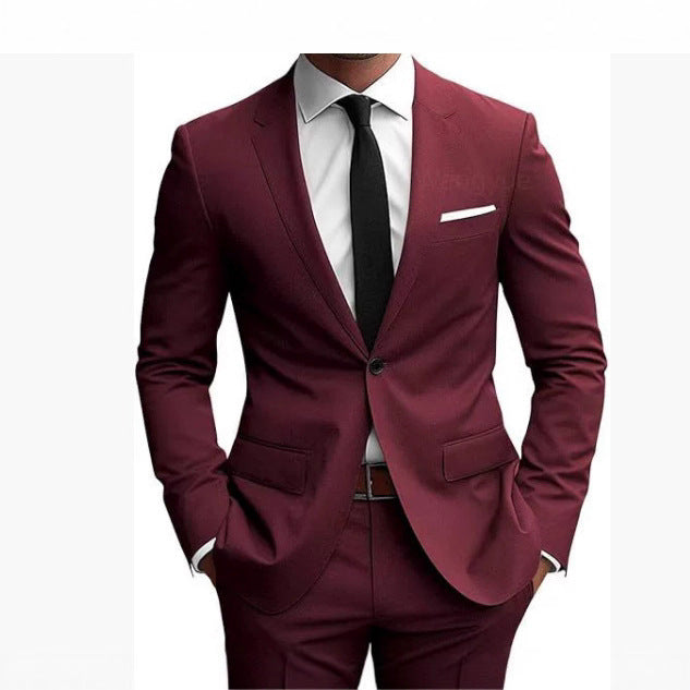Men's Linen Blazer Set – Slim Tailored Fit
