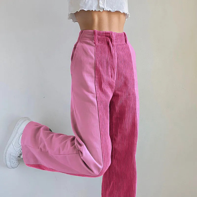 Women's Straight-Leg Pants – Relaxed Fluid Drape