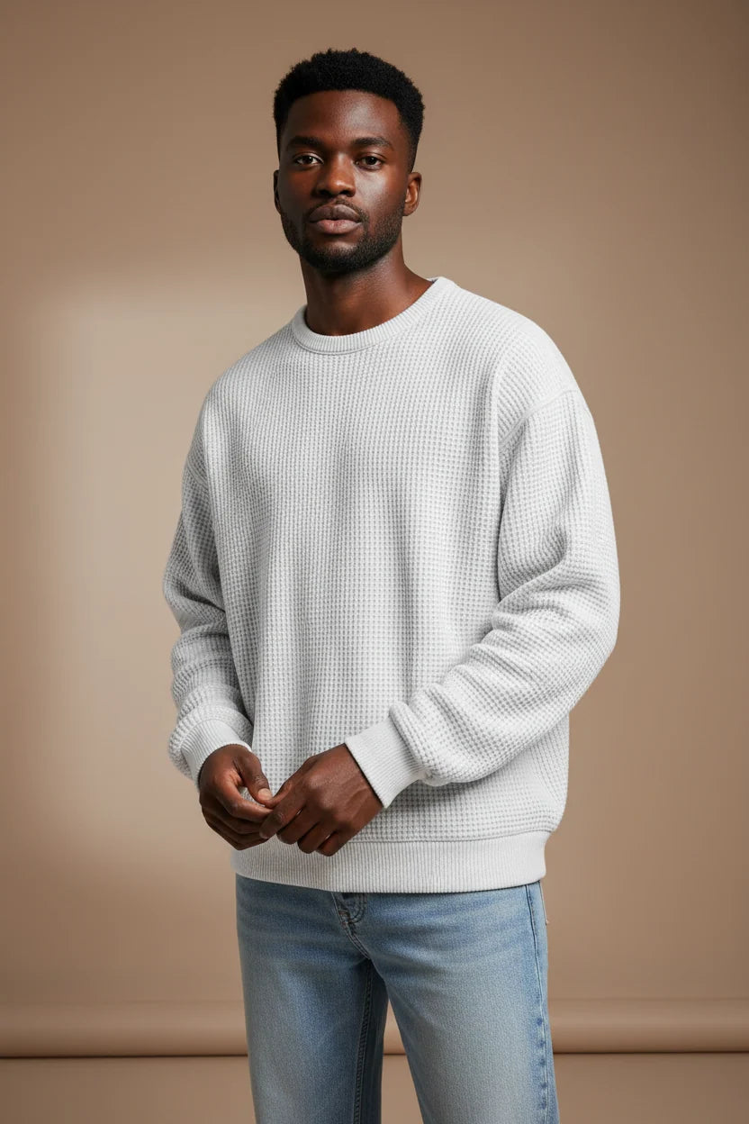 Men's Crewneck Sweatshirt – Relaxed Oversized Fit