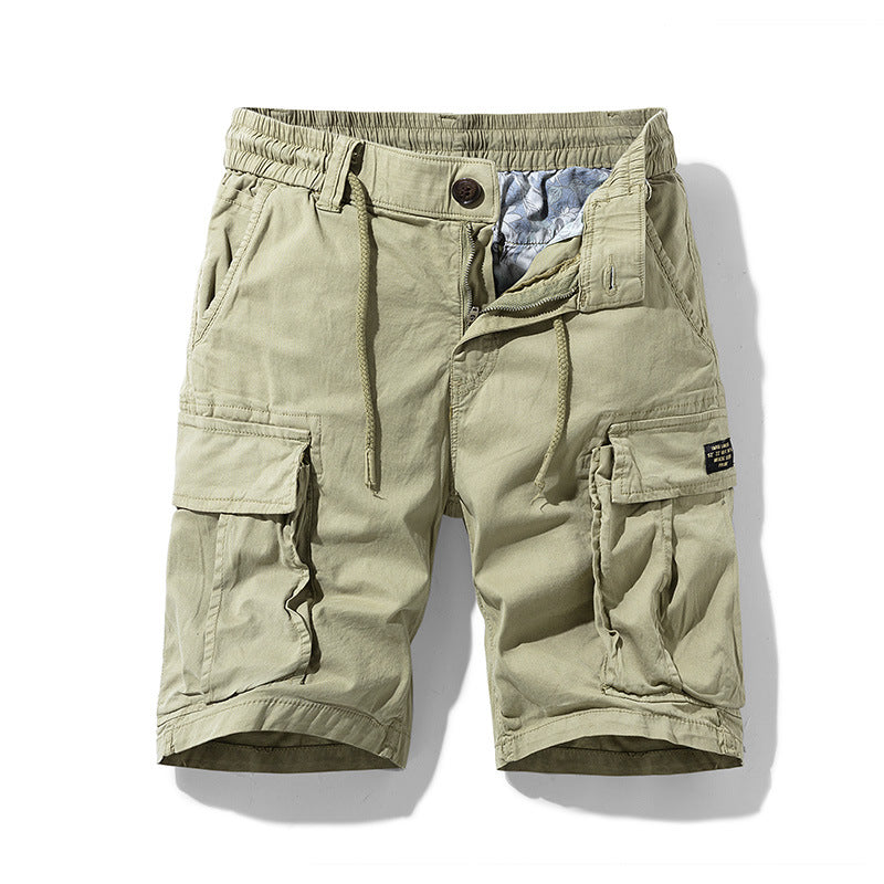 Men's Cotton Cargo Shorts – Relaxed Multi-Pocket Fit