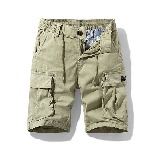Men's Cotton Cargo Shorts – Relaxed Multi-Pocket Fit