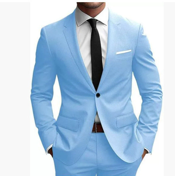 Men's Linen Blazer Set – Slim Tailored Fit