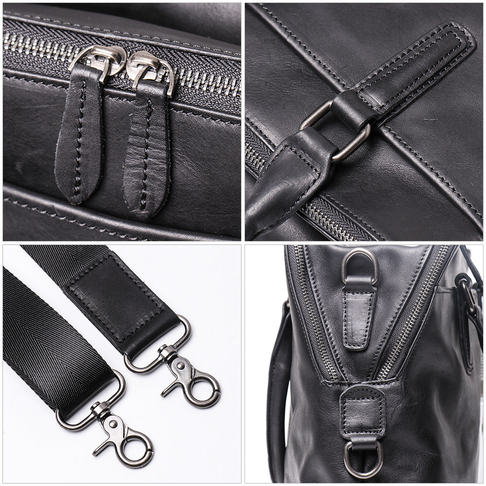 Men's Leather Briefcase – Structured Laptop Carry