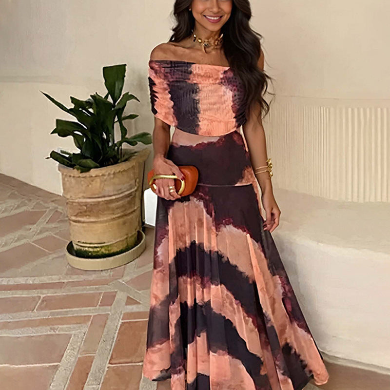 Women's Sleeveless Maxi Dress – A-Line Back Zip