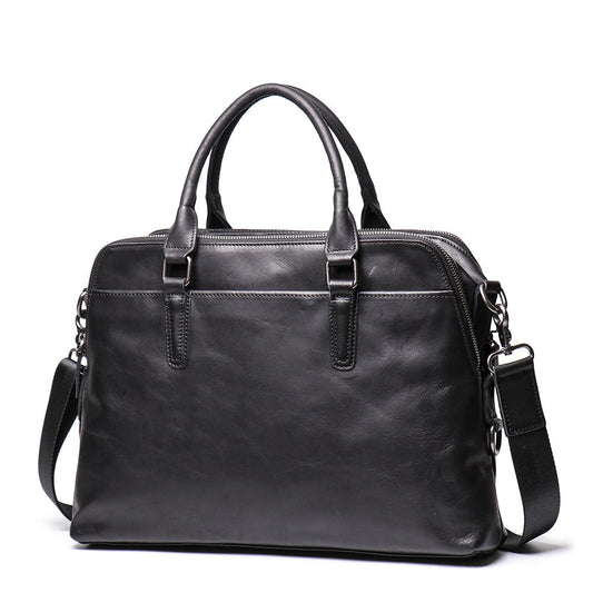 Men's Leather Briefcase – Structured Laptop Carry