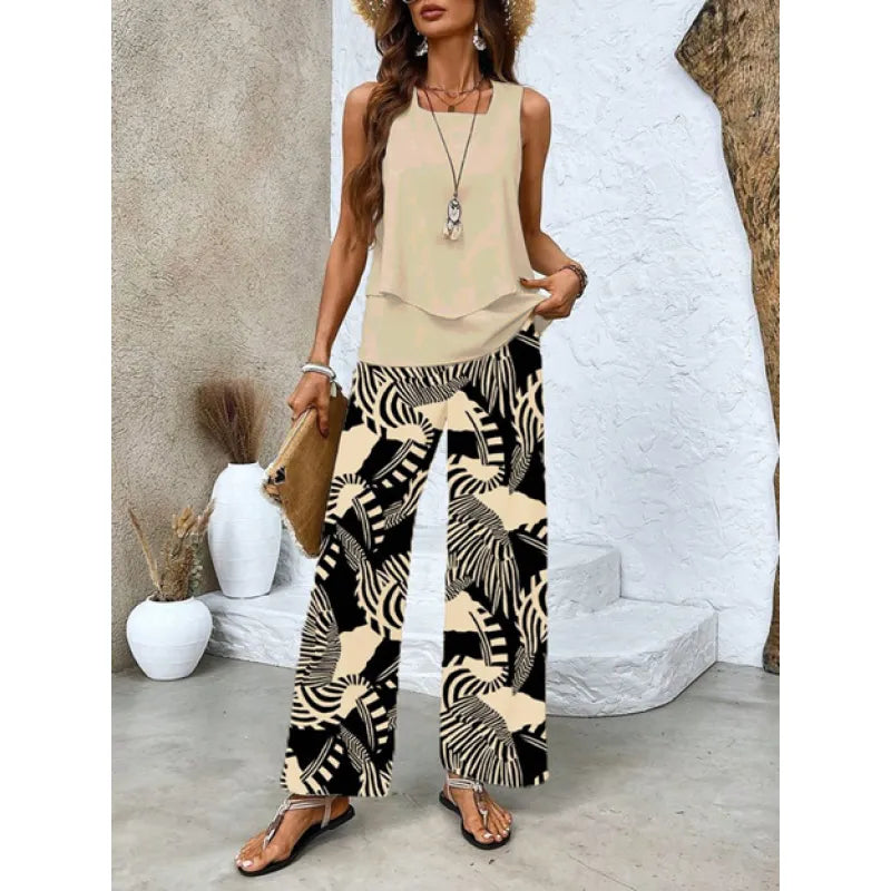 Women's Vest and Pants Set – Relaxed Tailored Fit